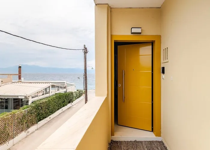 μοναδικής θέσης στη θάλασσα 아파트 루트라키